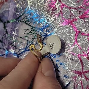 Bohemian Wave Ring NWOT, sz 8